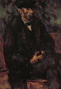 Paul Cezanne gardener Sweden oil painting artist